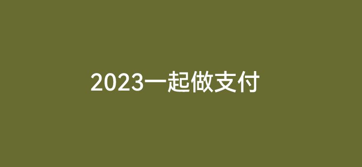 2023做支付成功机会很大