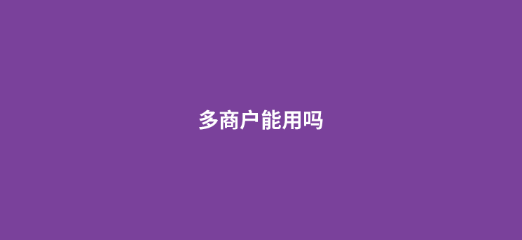 现在还有多商户的pos机吗
